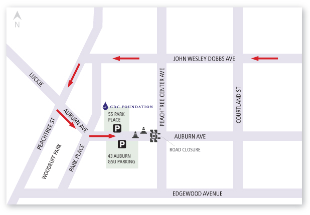 CDCF Detour Map