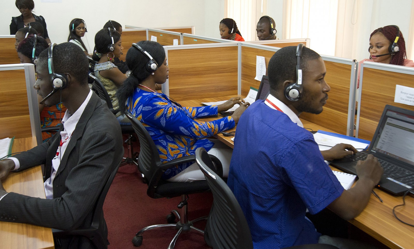 Ebola Call Center in Guinea