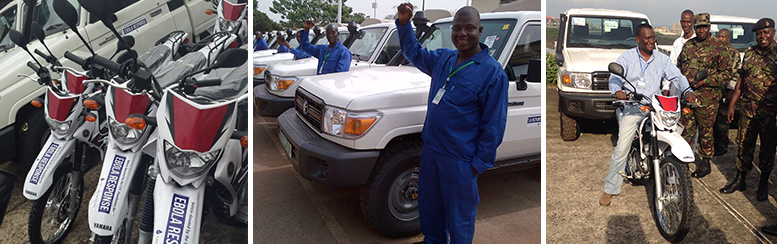 Ebola Response Vehicles