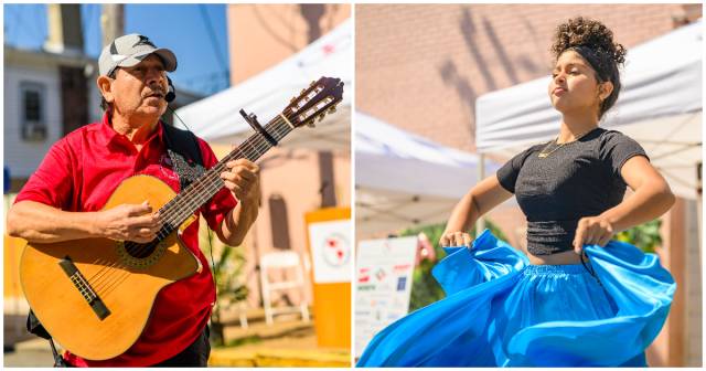 Performers at Fiesta Latina