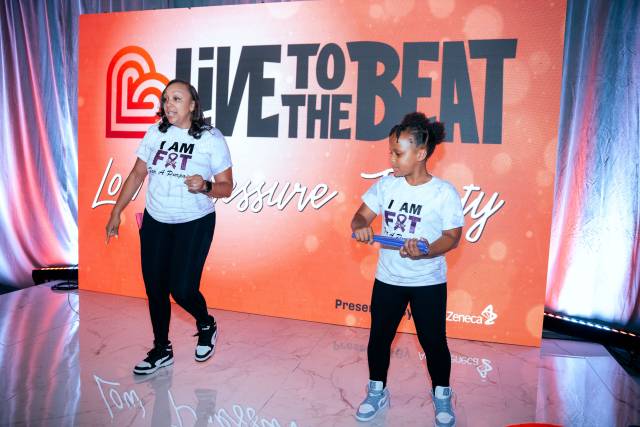 Exercising during a live event