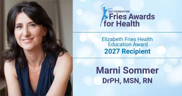 Marni Sommer, 2027 Elizabeth Fries Health Education Award Recipient