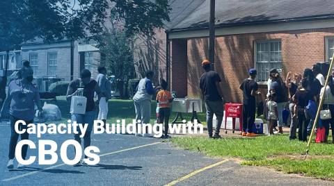 capacity building with community-based organizations