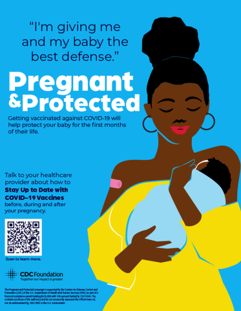 Pregnant and Protected – Best Defense 8.5x11 Poster