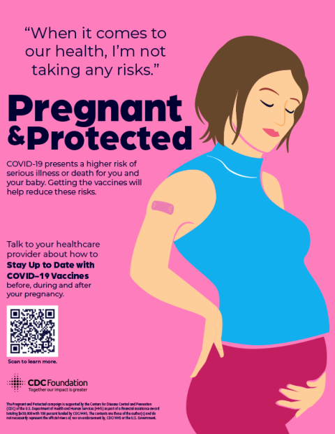 Pregnant and Protected – Risk 8.5x11 Poster