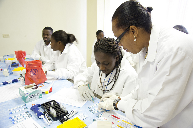 Training at Laboratoire National de Santé Publique