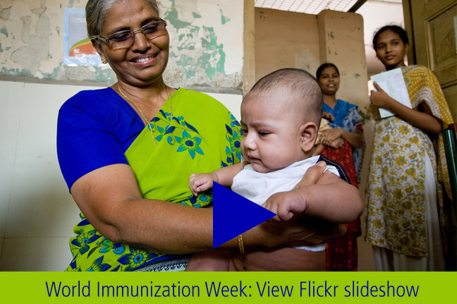 World Immunization Week Flickr slideshow