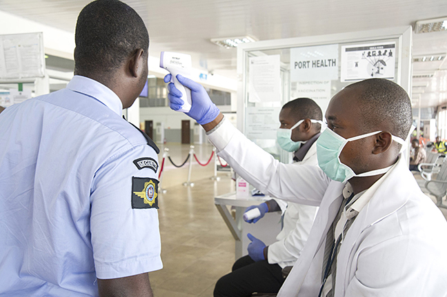Ebola Airport Screeners